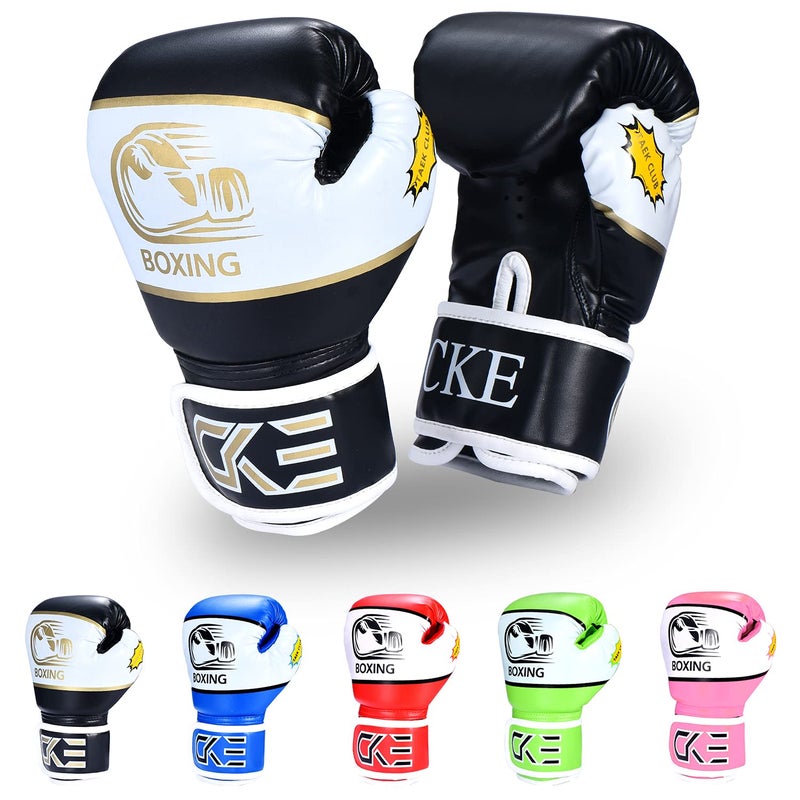 CKE Kids Boxing Gloves for Kids Boys Girls Junior Youth Toddlers Age 5-12 Years Training Boxing Gloves for Punching Bag Kickboxing Muay Thai - Image 1